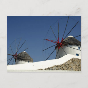 Cartão Postal Europa, Grécia, Mykonos.