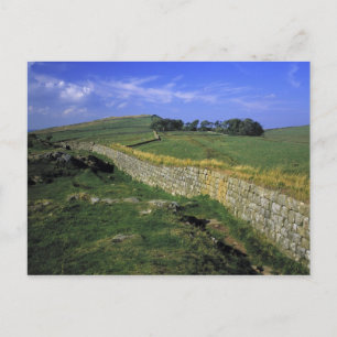 Cartão Postal Europa, Inglaterra, Muralha de Adriano. As pedras 
