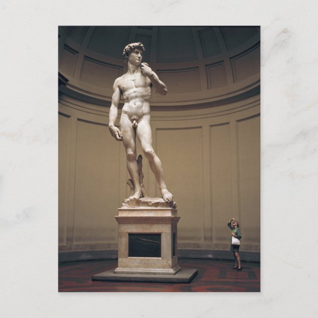 Cartão Postal Europa, Itália, Florença. O tamanho real do (Frente)