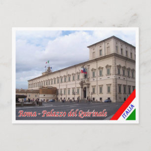 Cartão Postal Europa - Itália - Lácio - Roma - Palácio Quirinal 