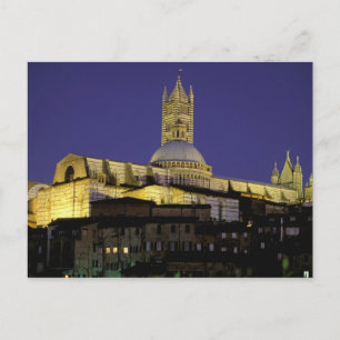 Cartão Postal Europa, Itália, Toscana, Siena. século 13