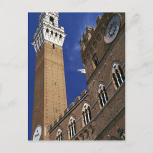 Cartão Postal Europa, Itália, Toscana, Siena. Torre del