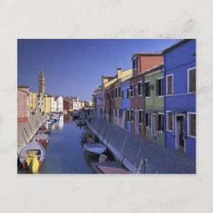 Cartão Postal Europa, Itália, Veneza, Ilha Murano, Colorido