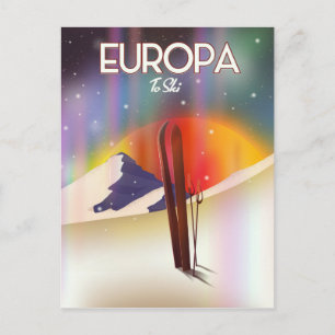 Cartão Postal Europa - Lua da Arte Espacial de Júpiter.