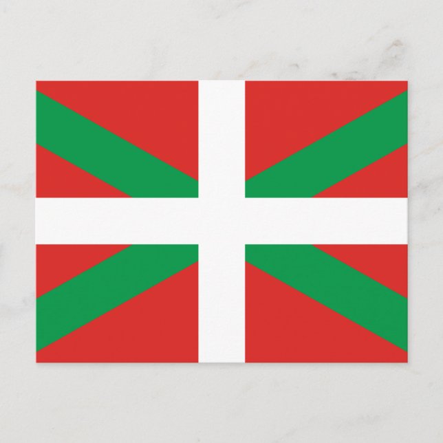 Cartão Postal Euskadi Flag (Frente)