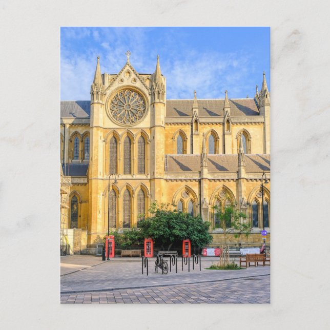 Cartão Postal Euston Church, Bloomsbury, London UK Postcard (Frente)