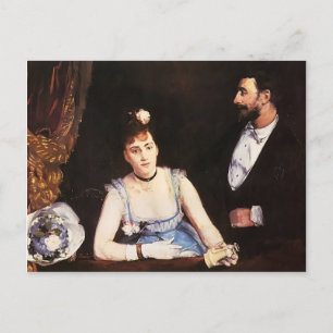 Cartão Postal Eva Gonzales - Uma caixa no teatro italiano