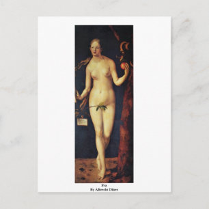 Cartão Postal Eva Por Albrecht Dürer