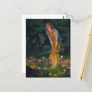 Cartão Postal Eve de Verão de Edward Robert Hughes