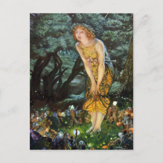 Cartão Postal Eve do meio-verão, Edward Robert Hughes