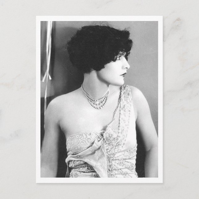 Cartão Postal Evelyn Brent, Atriz (Frente)