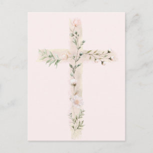 Cartão Postal evento floral cruzado
