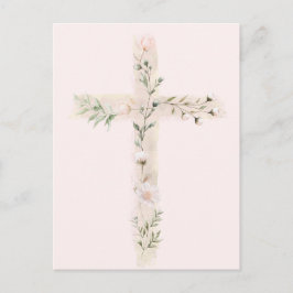 Cartão Postal evento floral cruzado