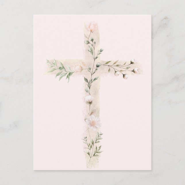 Cartão Postal evento floral cruzado (Frente)