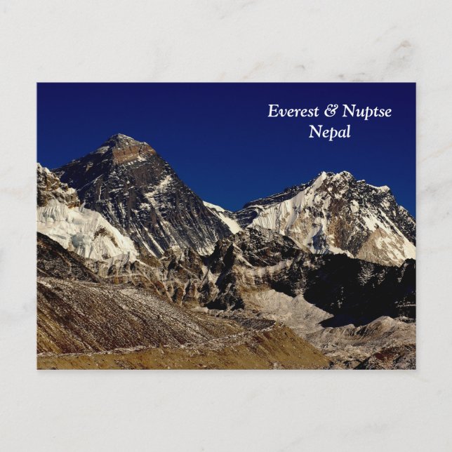 Cartão Postal Everest e Nuptse (Frente)