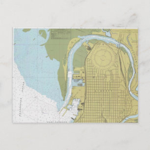 Cartão postal Everett Harbor Washington Puget Sou