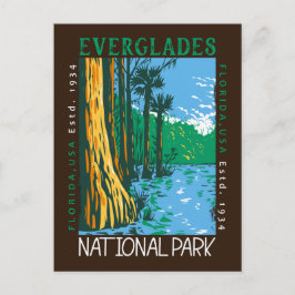 Cartão Postal Everglades National Park Florida - Flórida Retro