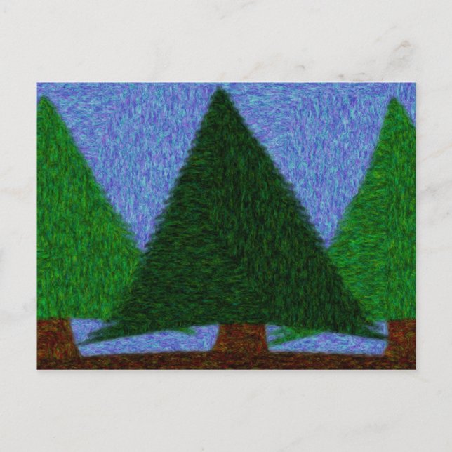 Cartão Postal Evergreen State of Mind (Frente)