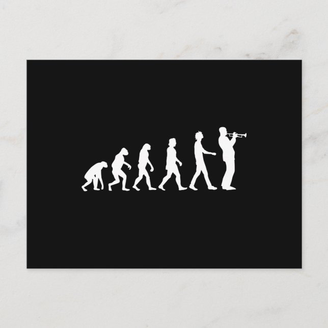 Cartão Postal Evolução de Trompete (Frente)