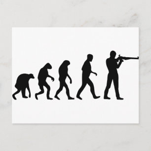 Cartão Postal evolução do atirador