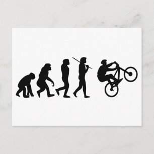 Cartão Postal Evolução do ciclista
