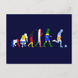 Cartão Postal Evolução do futebol argentino