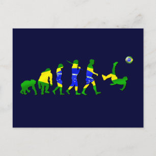 Cartão Postal Evolução do futebol no Brasil
