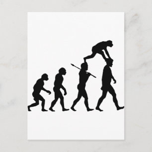 Cartão Postal Evolução do Homem