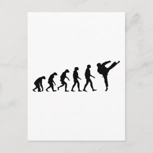 Cartão Postal Evolução do Karate