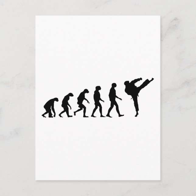 Cartão Postal Evolução do Karate (Frente)