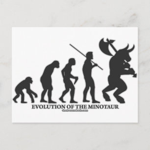 Cartão Postal Evolução do MInotaur