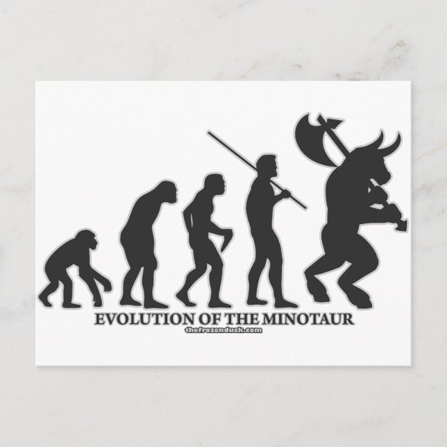 Cartão Postal Evolução do MInotaur (Frente)