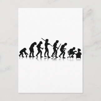 Cartão Postal Evolução do nerd