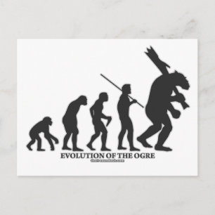 Cartão Postal Evolução do Ogre