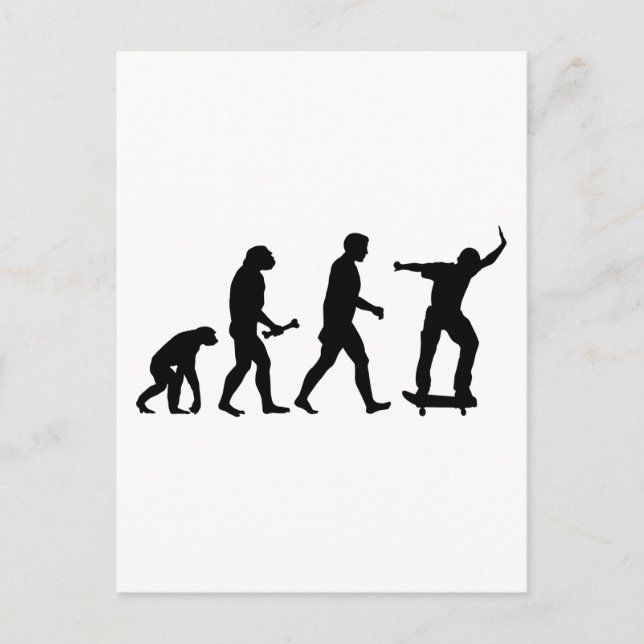 Cartão Postal Evolução do skate (Frente)