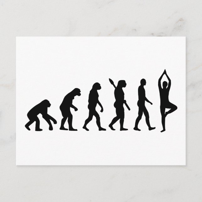 Cartão Postal Evolução Yoga (Frente)