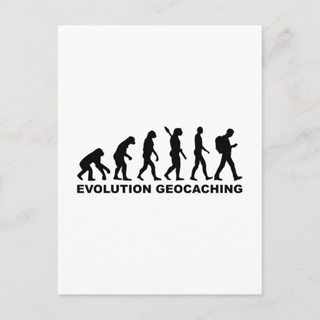 Cartão Postal Evolution Geocaching (Frente)