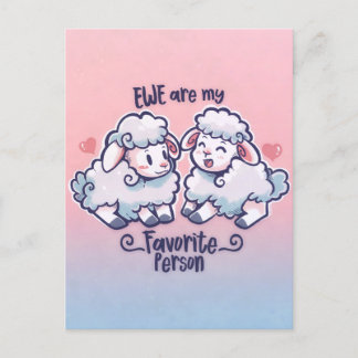 Cartão Postal Ewe é minha pessoa favorita