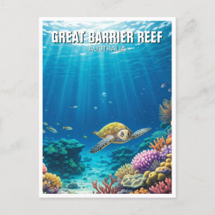 Cartão Postal Excelente Barrier Reef Austrália