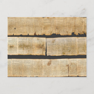 Cartão Postal Excelente Isaiah Scroll Morto Sea Scrolls 1QIsaa