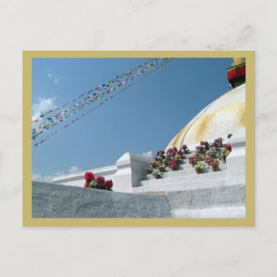Cartão Postal Excelente Stupa de Boudhanath