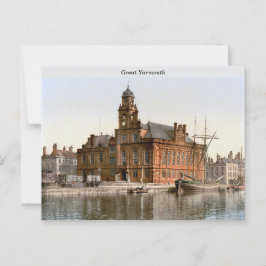 Cartão Postal Excelente Yarmouth, Inglaterra (c. 1900)