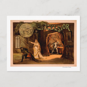 Cartão Postal Excelsior Theatray Poster nº 1