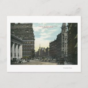 Cartão Postal Exchange Street View da State Street