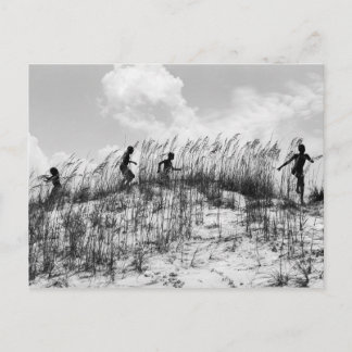 Cartão Postal Executando Cartão-Postal Assustado