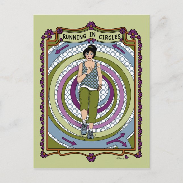 Cartão Postal Executando em Cartões_A_Círculos (Frente)