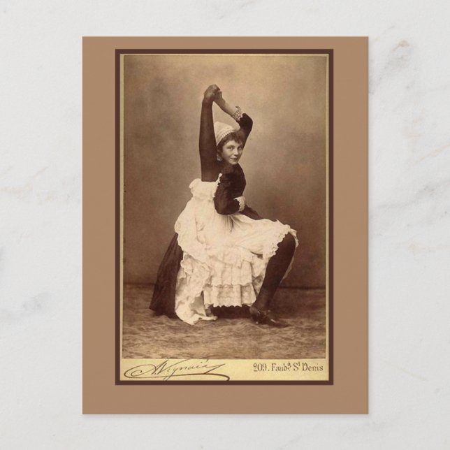 Cartão Postal Executor de circo unido duplo em placas (Frente)