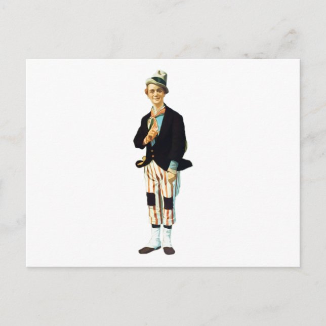 Cartão Postal Executor silencioso da década de 1920 (Frente)