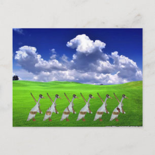 Cartão Postal Exército de Pato Runner