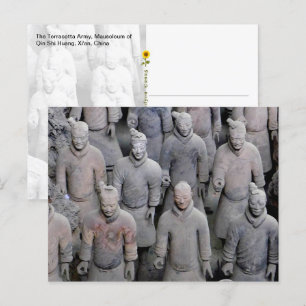 Cartão Postal Exército Terracotta, Xi'an, China -